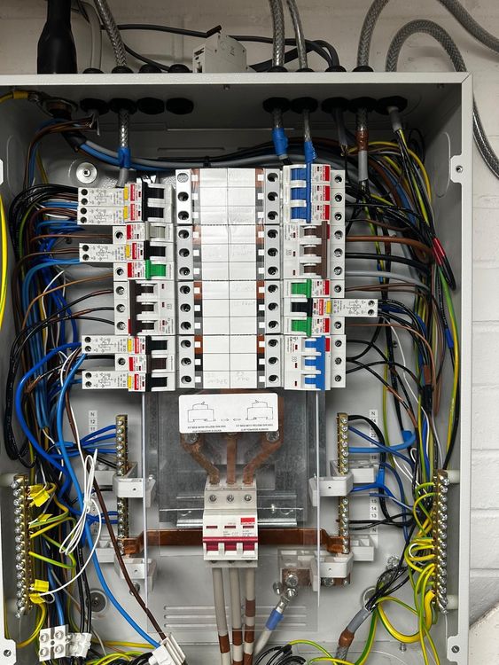 Three phase consumer unit